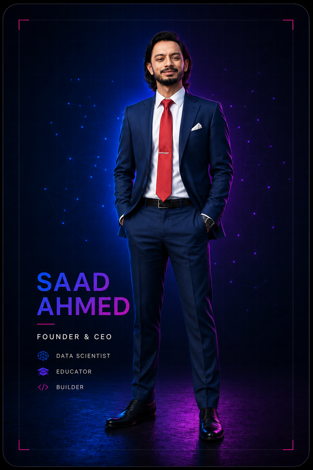 Saad Ahmed, Founder & CEO of DeepLearnHQ